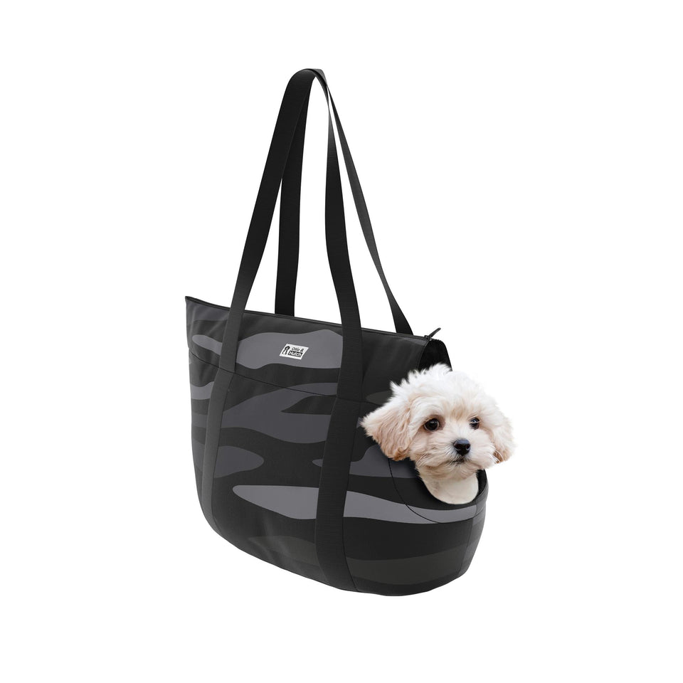 Ollie & Hutch Kaya Pet Carrier Bag, Camo - Black Camouflage - N/A