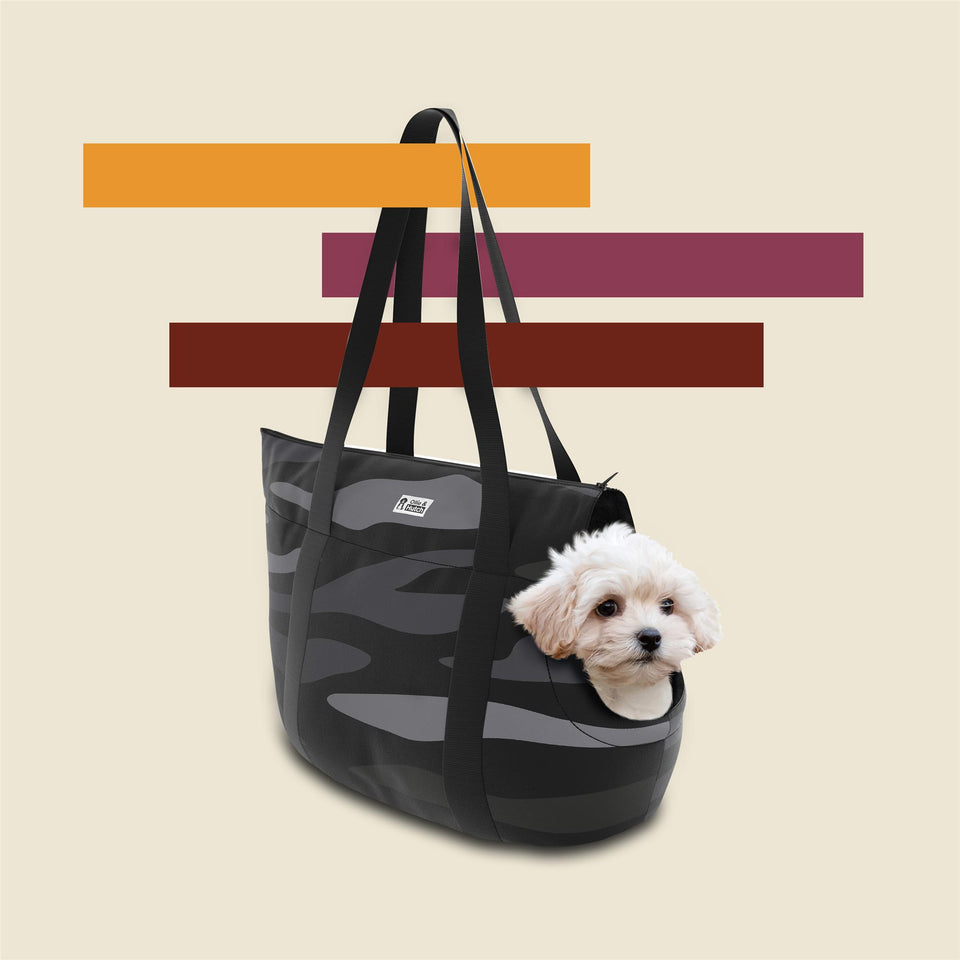 Ollie & Hutch Kaya Pet Carrier Bag, Camo - Black Camouflage - N/A
